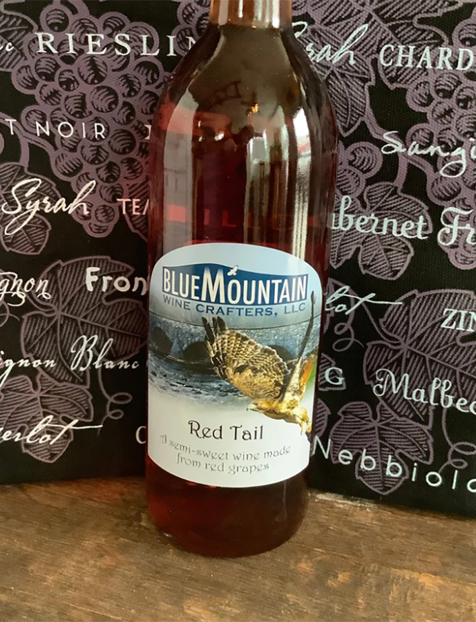 Wine Red Tail Bottle of Wine - Red Tail