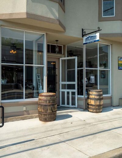 Front view of boutique