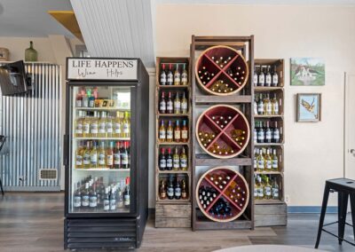 Interior of Blue Mountain Wine Crafters boutique