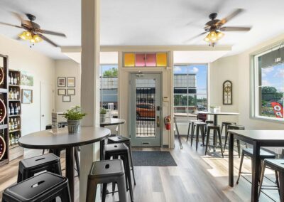 Interior of Blue Mountain Wine Crafters boutique