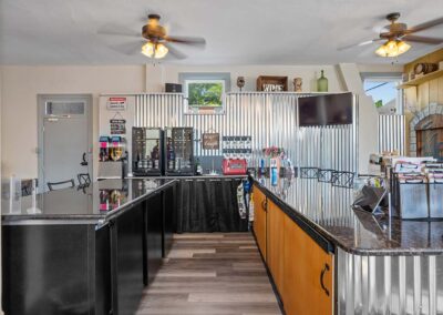Interior of Blue Mountain Wine Crafters boutique