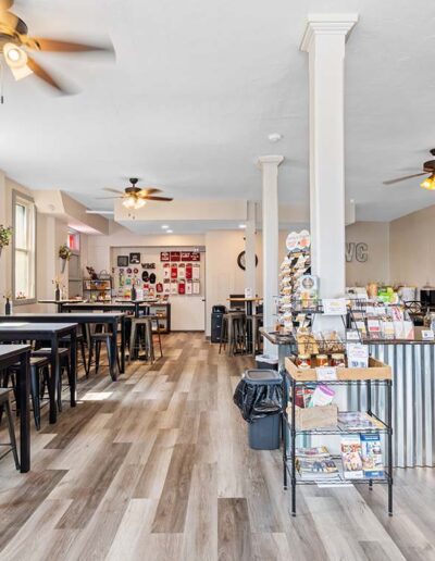 Interior of Blue Mountain Wine Crafters boutique