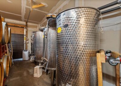 Wine making area