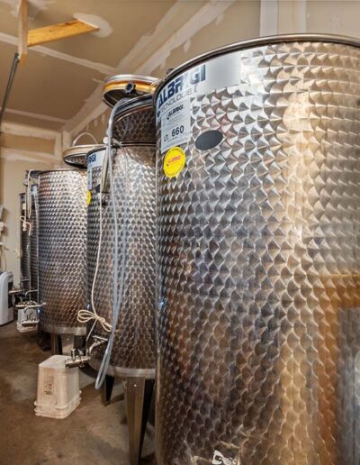 Wine making area