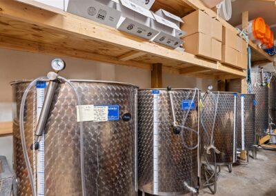 Wine making area