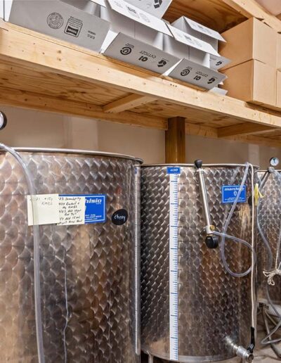 Wine making area